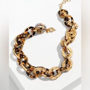 J.Crew - Glittery Tortoise Link Necklace